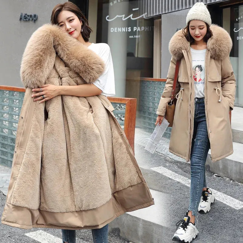 Women Parka Clothes Long Coat