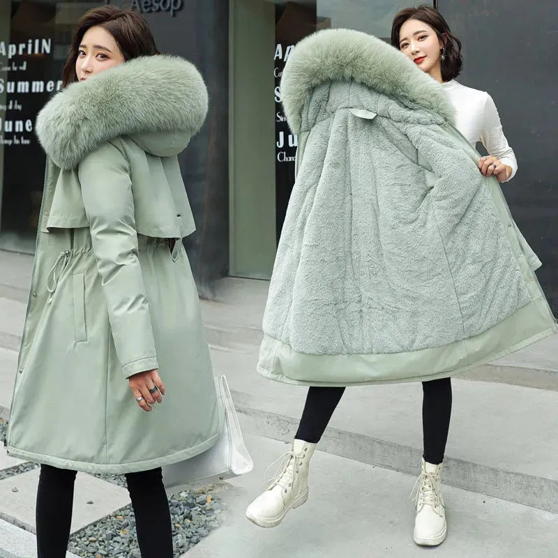 Women Parka Clothes Long Coat
