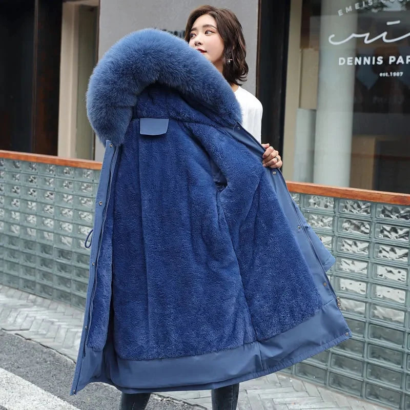 Women Parka Clothes Long Coat