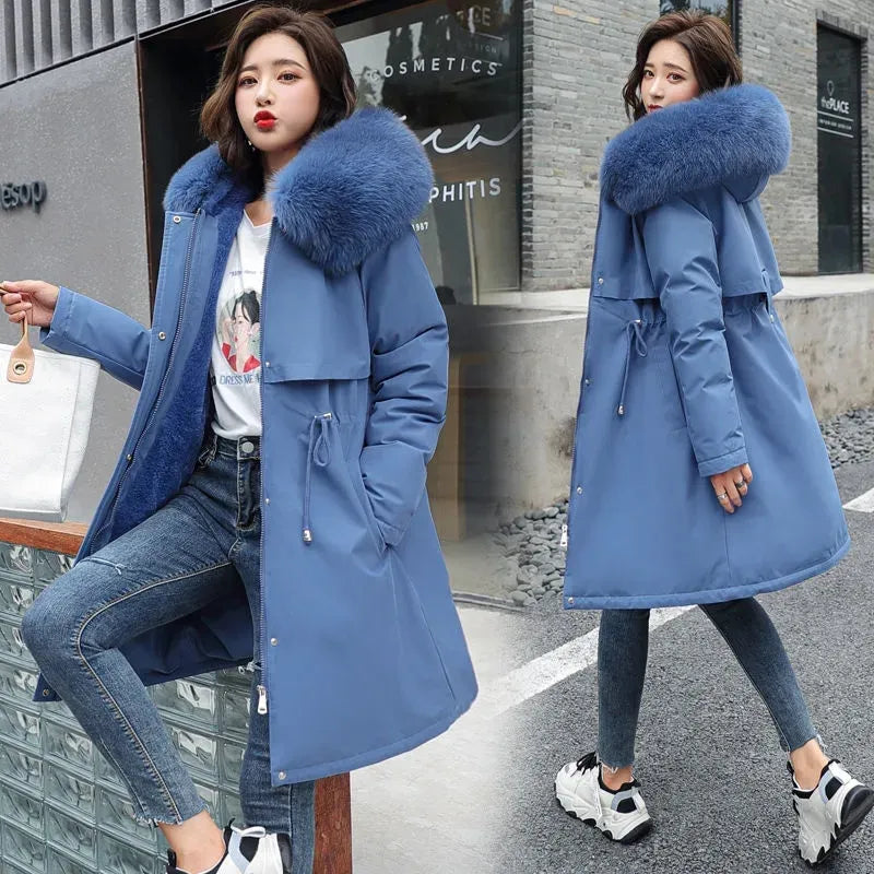 Women Parka Clothes Long Coat