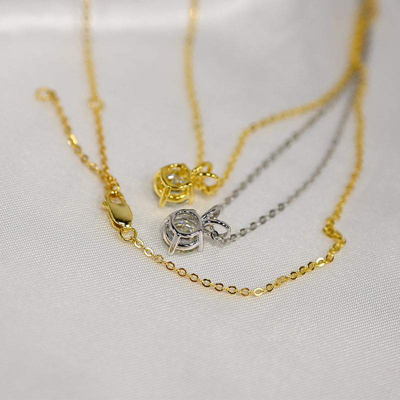 Sterling Silver Sparkling Necklace