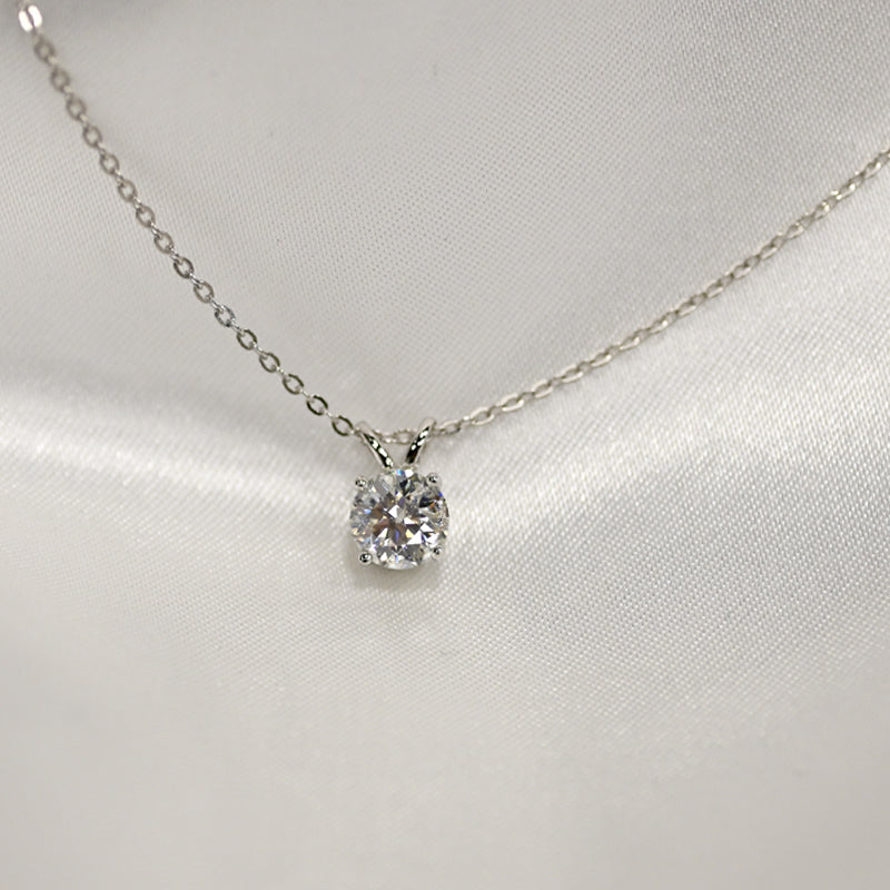 Sterling Silver Sparkling Necklace