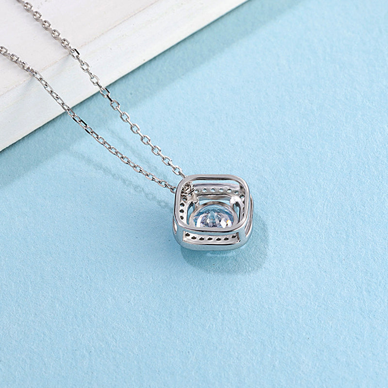 Moissanite Geometric Necklace