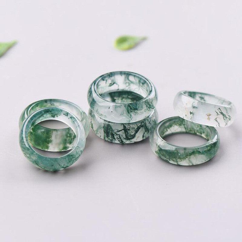 Ecological Pattern Stone Ring - SHANIRE