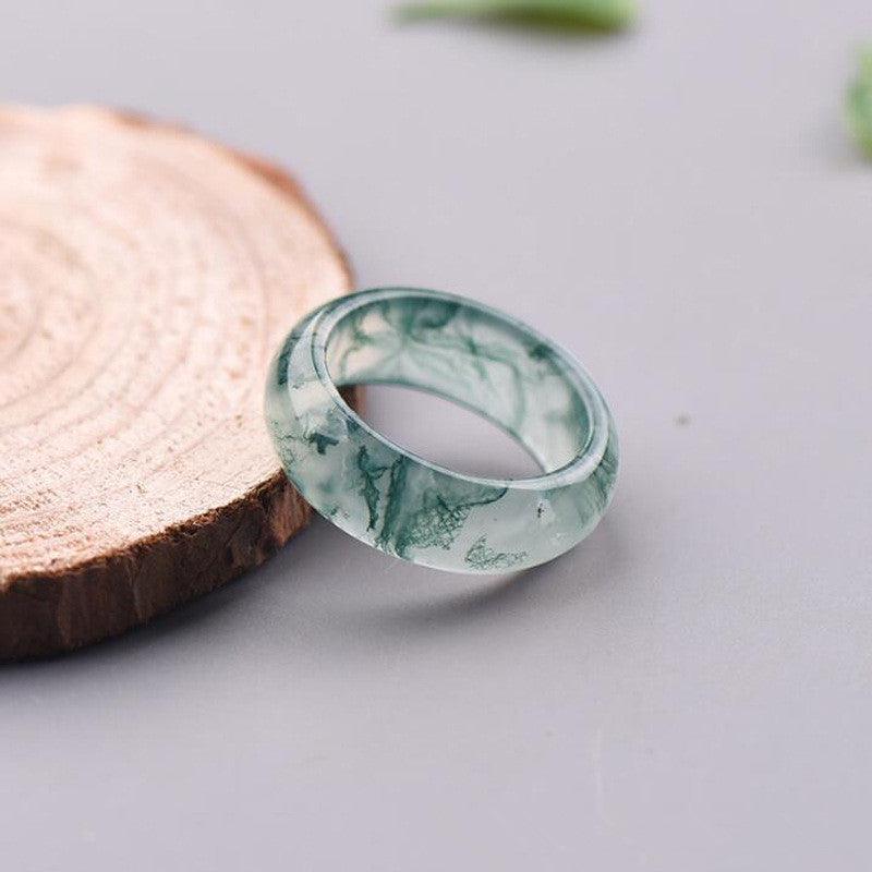 Ecological Pattern Stone Ring - SHANIRE
