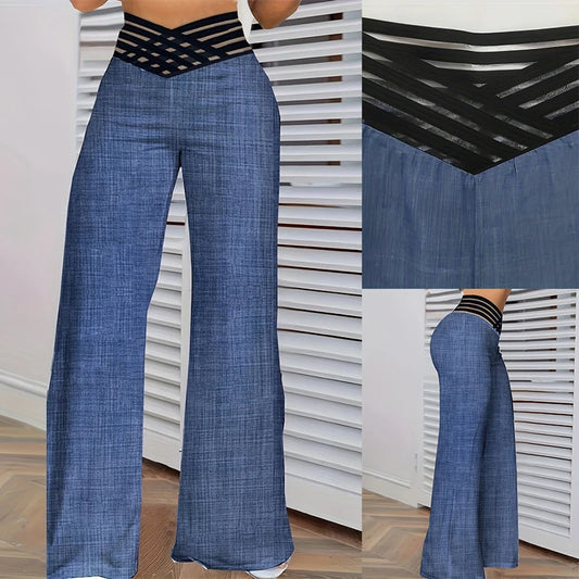 Wide Leg Flared Pants