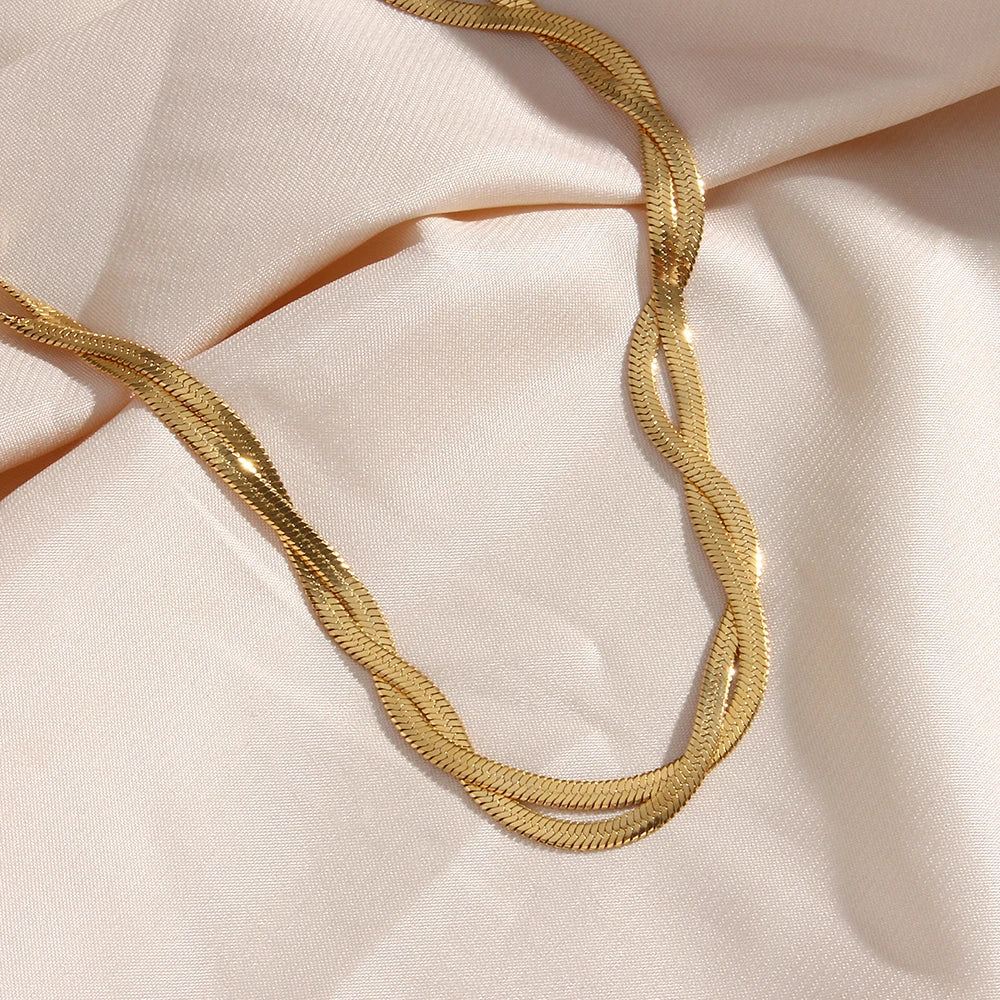 Chain Necklace & Bracelet Set