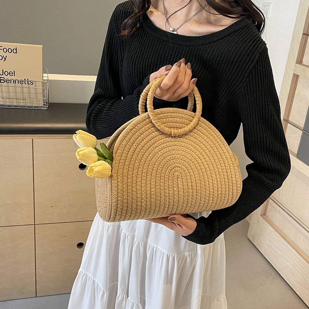 Top Handle Summer Tote
