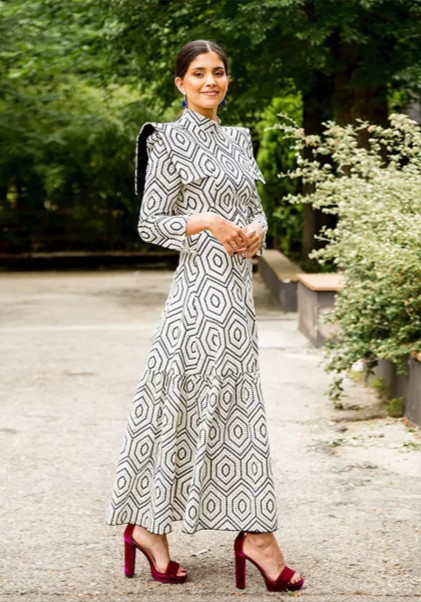 Women Fashion Printed Vacation Maxi Dress