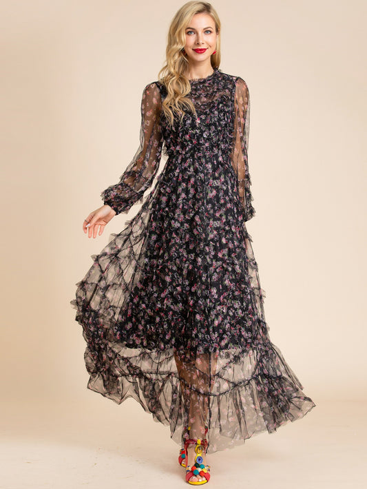 Floral Black