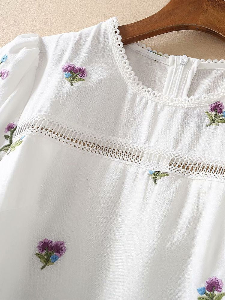 Vintage Ruffle Hem Dress