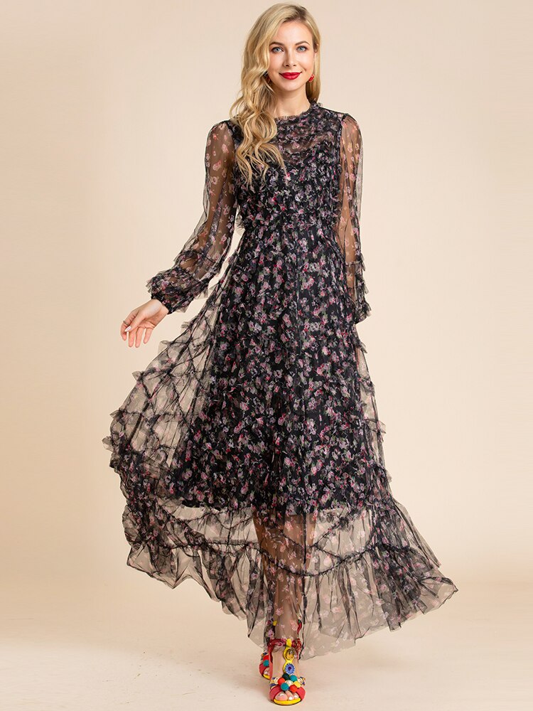 Floral Black