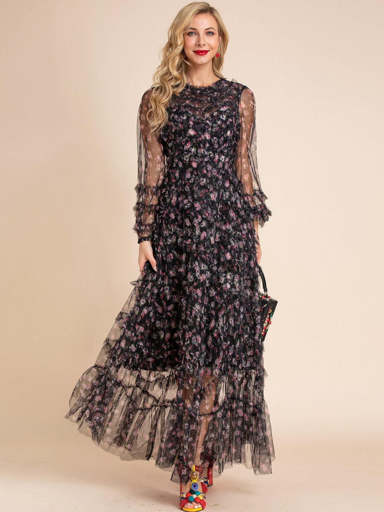 Floral Black