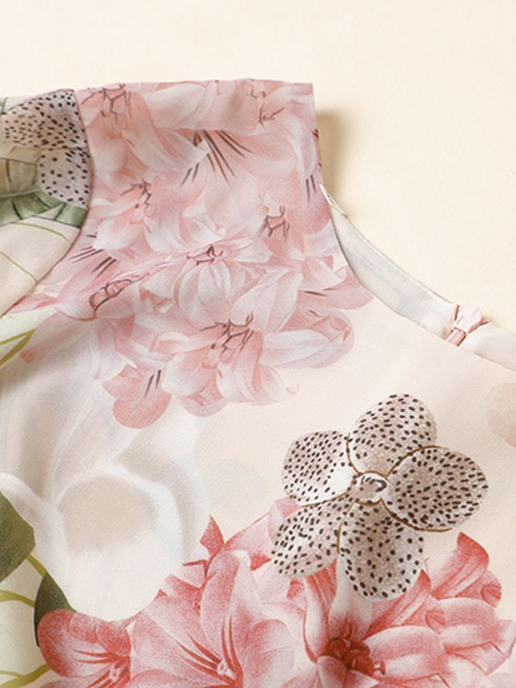 Scarf Print Dress