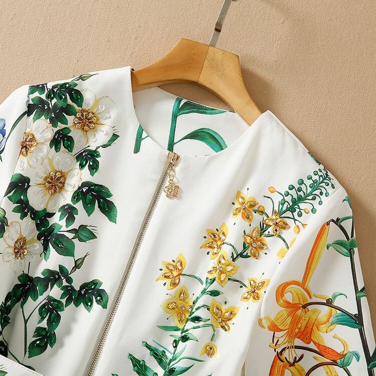 Floral Beading Dress