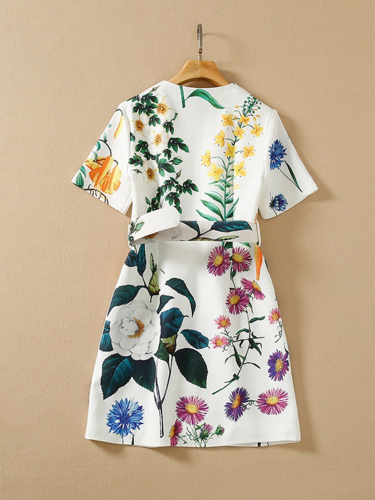 Floral Beading Dress
