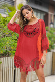 Tropical Tassel Tunic