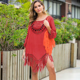 Tropical Tassel Tunic