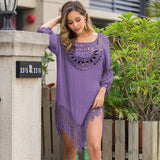 Tropical Tassel Tunic