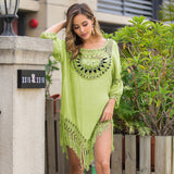 Tropical Tassel Tunic