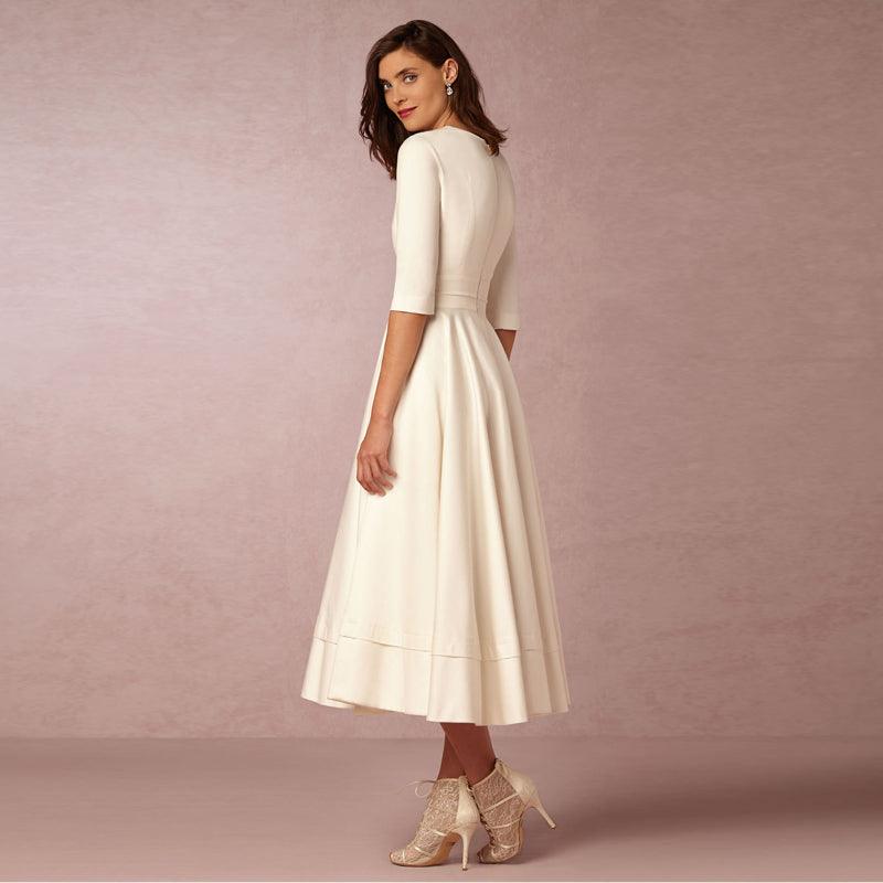 Edith Satin Dress - SHANIRE