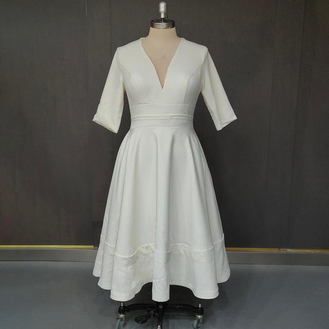 Edith Satin Dress - SHANIRE