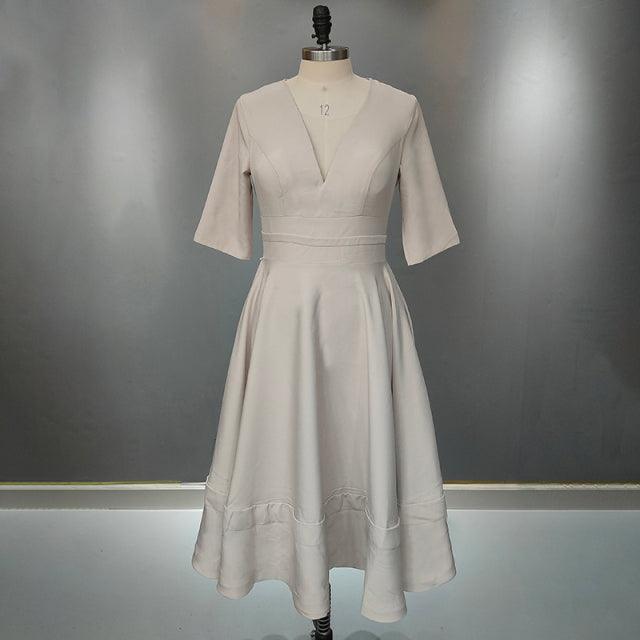 Edith Satin Dress - SHANIRE