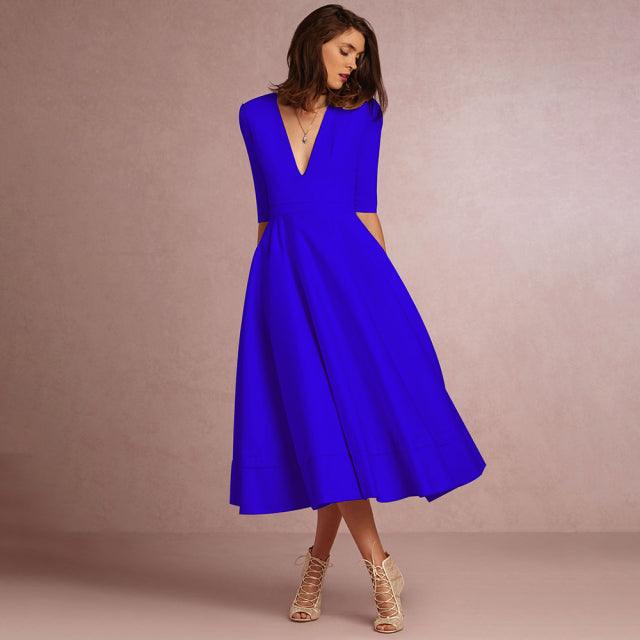 Edith Satin Dress - SHANIRE
