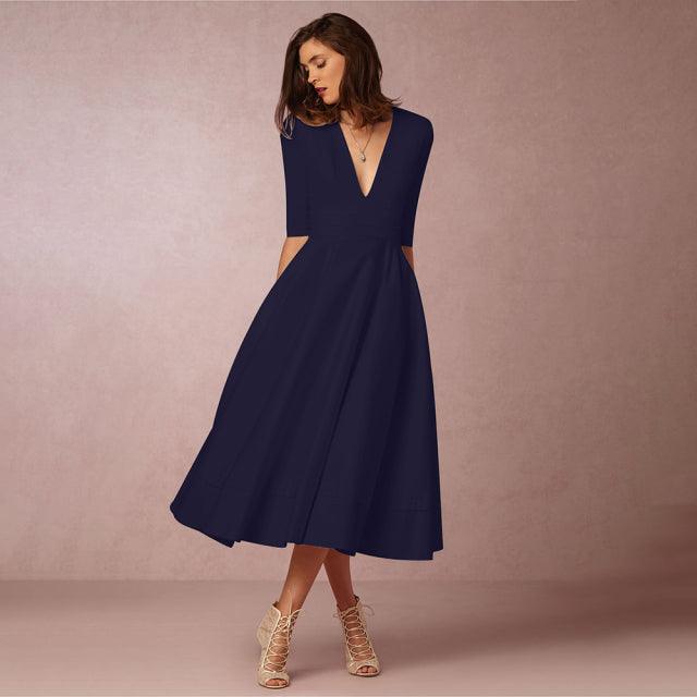 Edith Satin Dress - SHANIRE