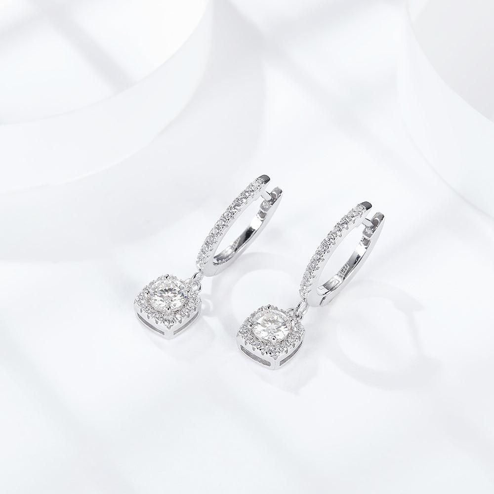 Color Moissanite Drop Earrings - SHANIRE