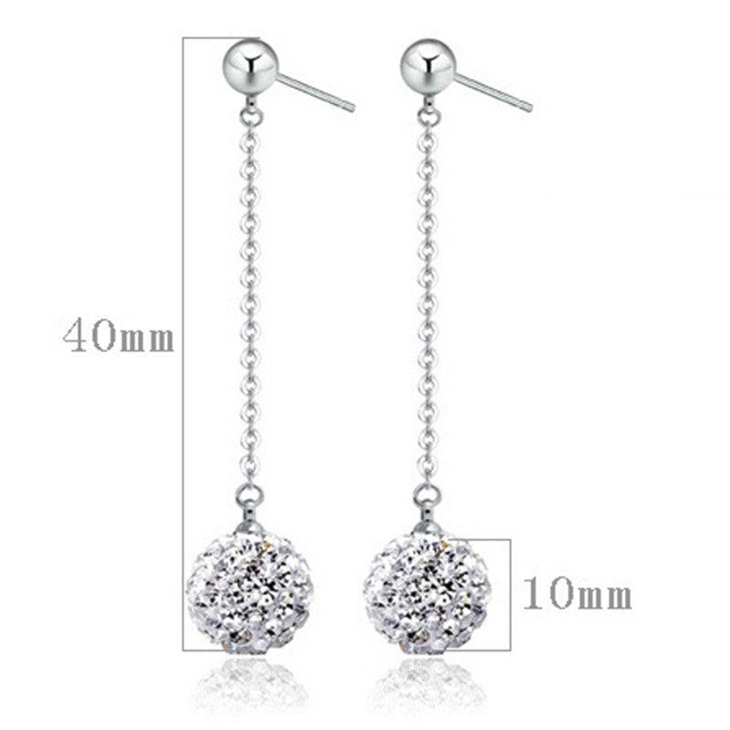 Crystals Drop Earrings - SHANIRE