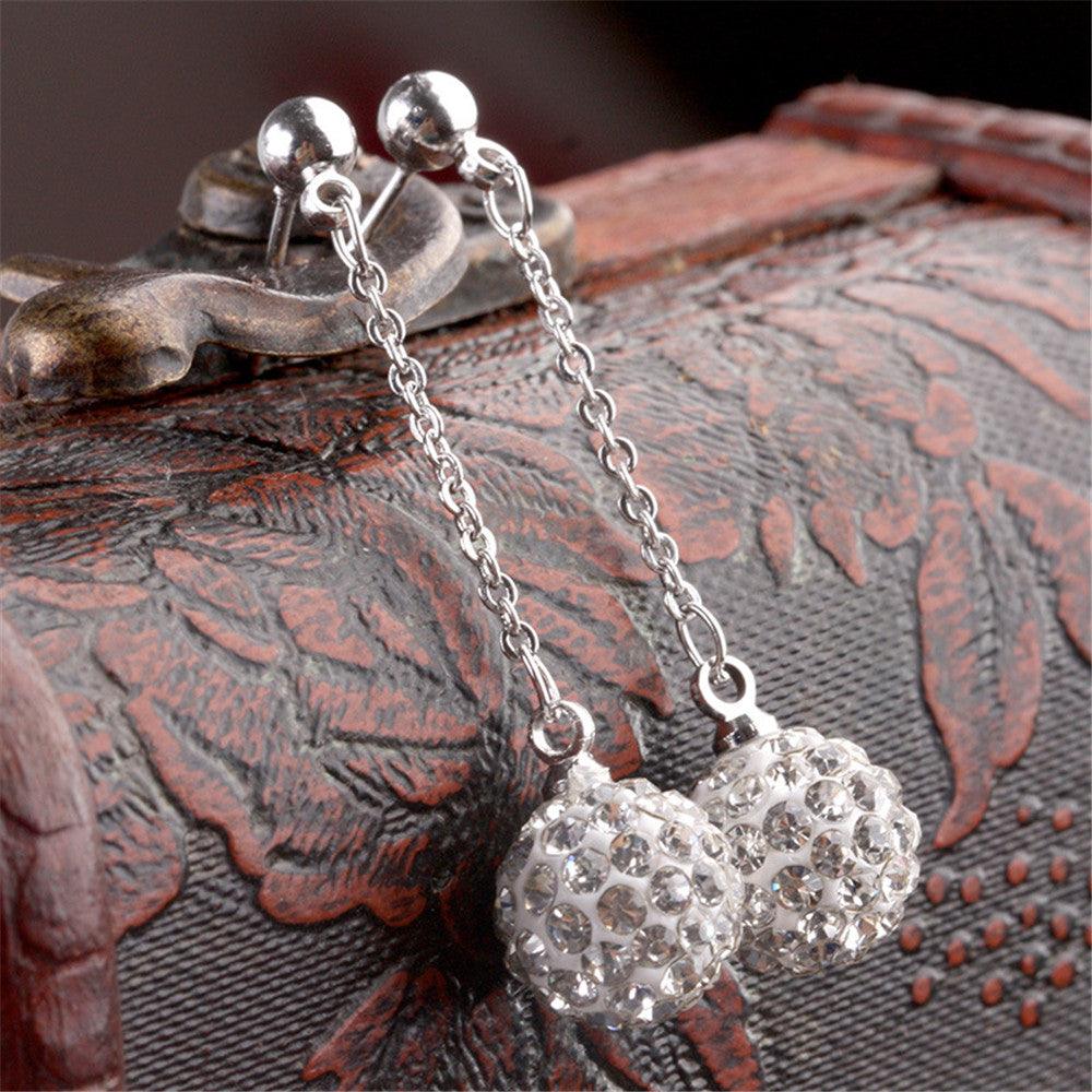 Crystals Drop Earrings - SHANIRE