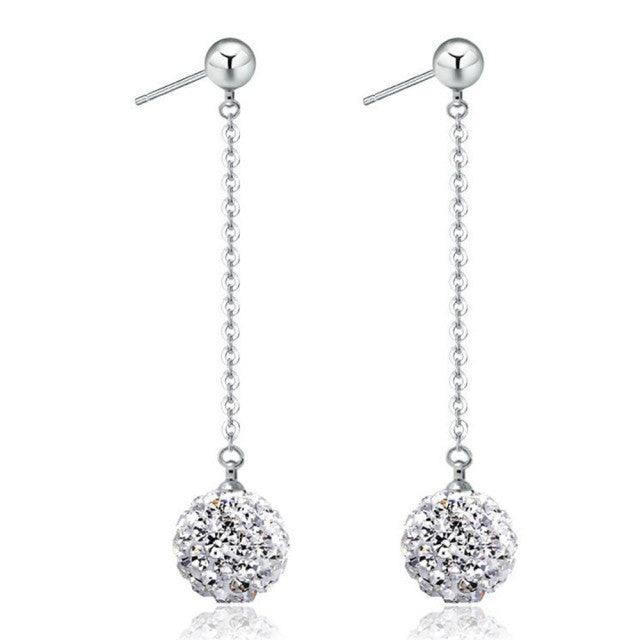 Crystals Drop Earrings - SHANIRE