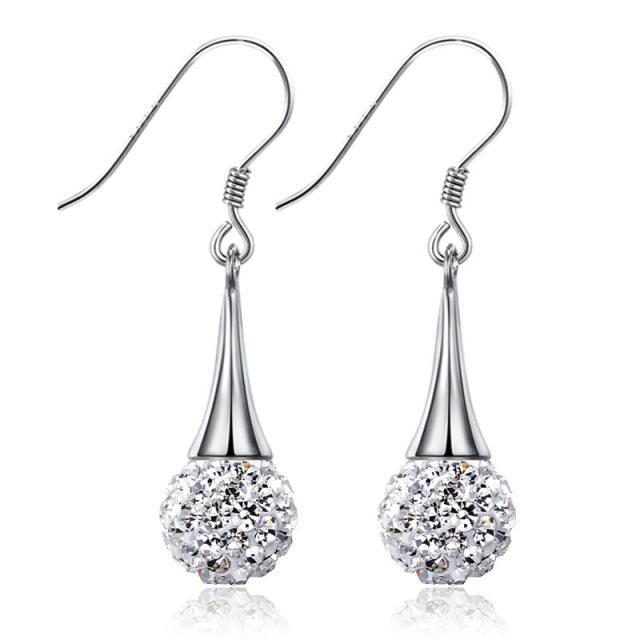 Crystals Drop Earrings - SHANIRE