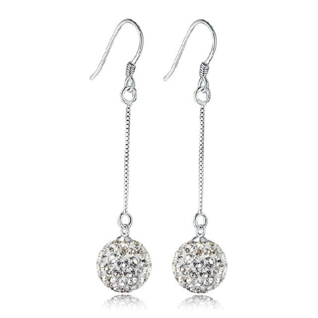 Crystals Drop Earrings - SHANIRE