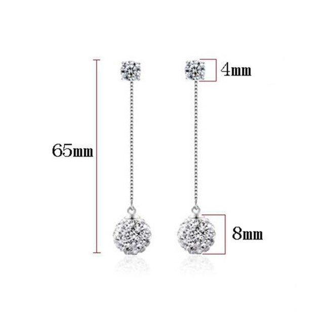 Crystals Drop Earrings - SHANIRE